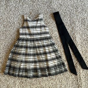 Size 4T Ralph Lauren organza stripe dress